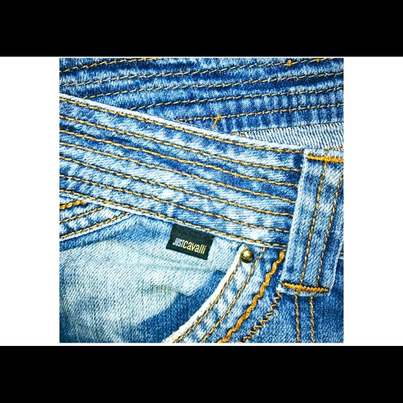 💙💚JUST CAVALLI💙💚DISTRESSED JEANS💙💚 - Picture 6 of 11